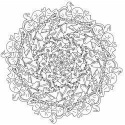 Mandala à télécharger- "Mon petit lapin..."