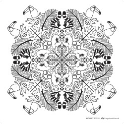 Poster Fragola-monkey Bites